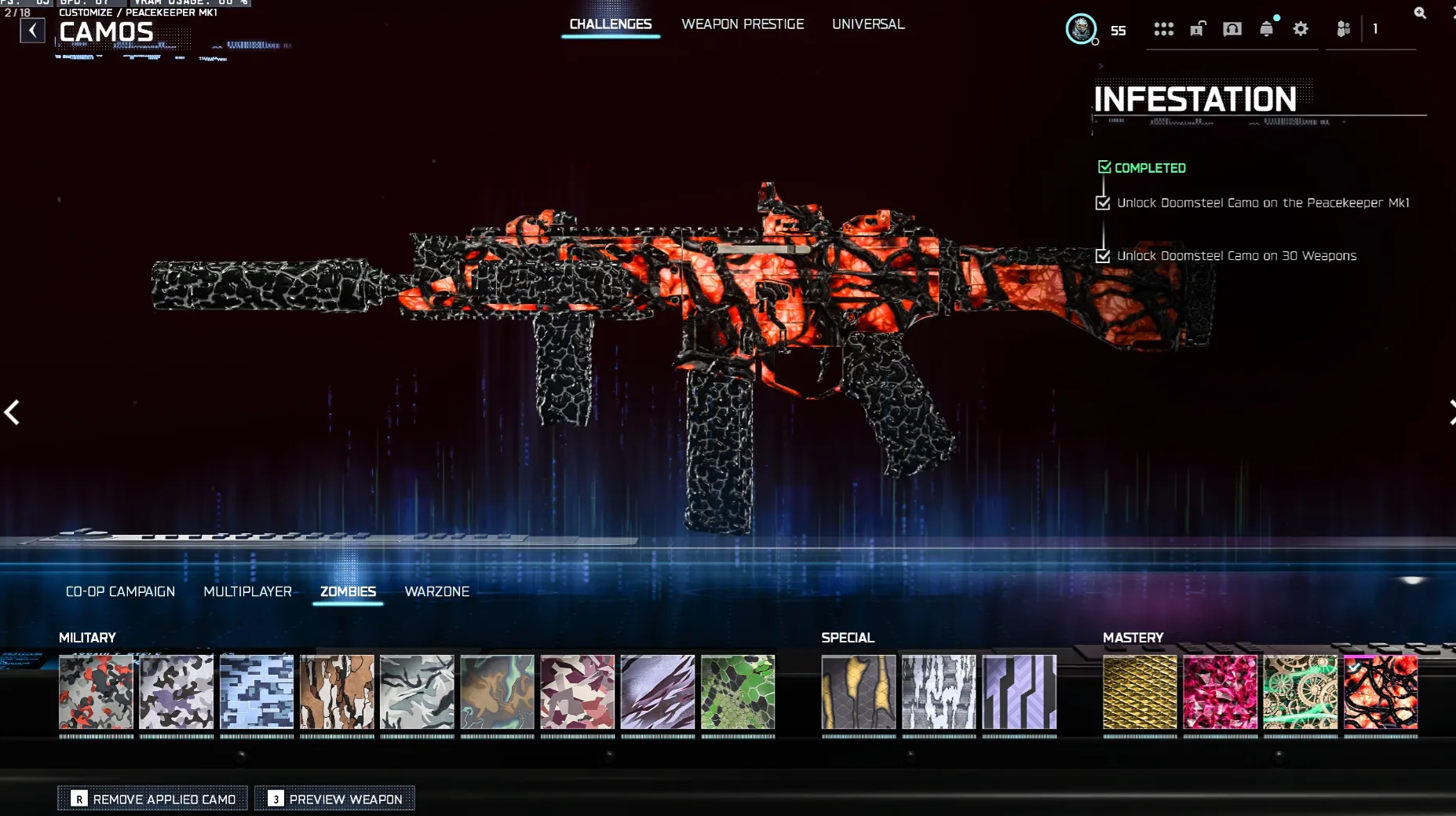 ๐ฅ BO7 Infestation ๐จ 450+ Camos Unlock ๐ Prestige 1 ๐ก๏ธ 20 Ops Unlocked ๐ซ All Guns Unlocked ๐ 10 Premium Operators ๐ Steam / Battle.net